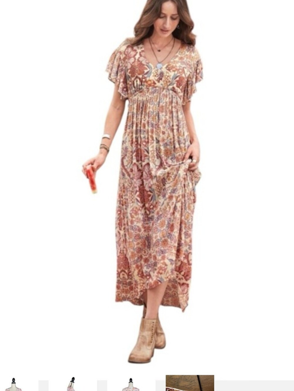 SUNDANCE Boho Maxi Dress